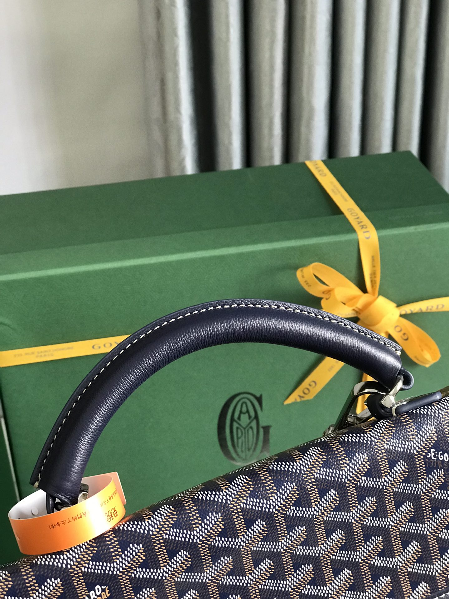 複刻奢侈品包GOYARD高雅德 Goyardine帆布 SAINT LEGER 揹包雙肩包 深藍