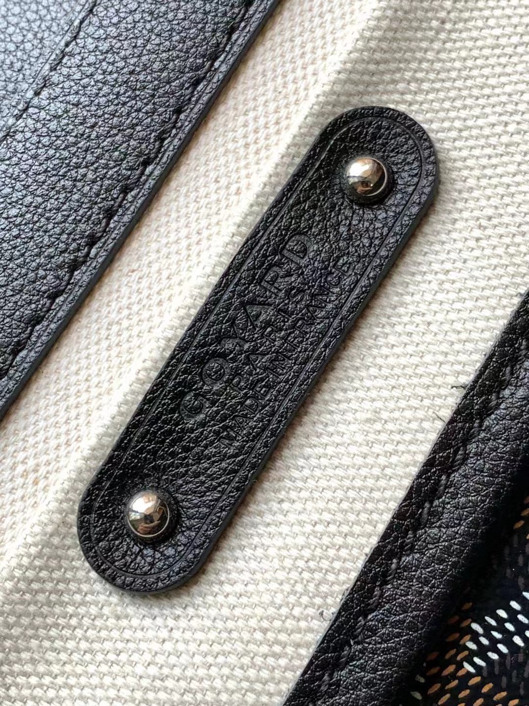 一比一複刻OYARD高雅德包 Goyardine帆布 Saïgon托特包Tote 黑色