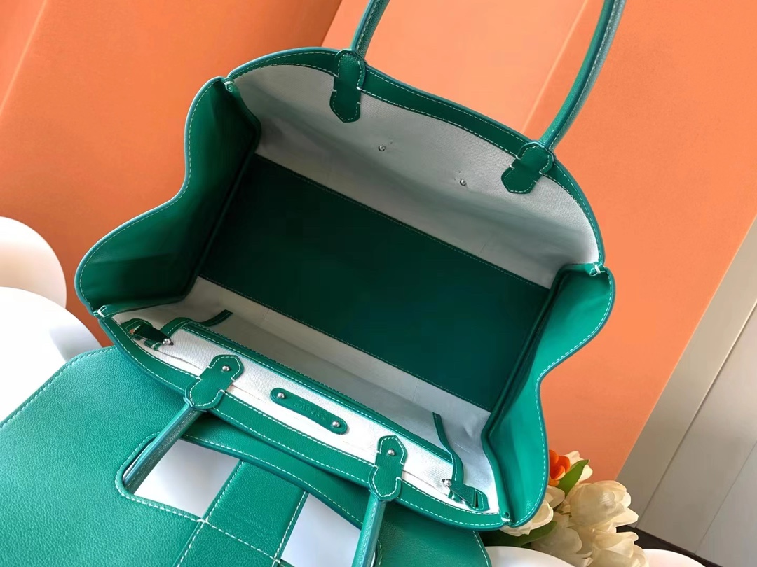 一比一複刻OYARD高雅德包 Goyardine帆布 Saïgon托特包Tote 緑色