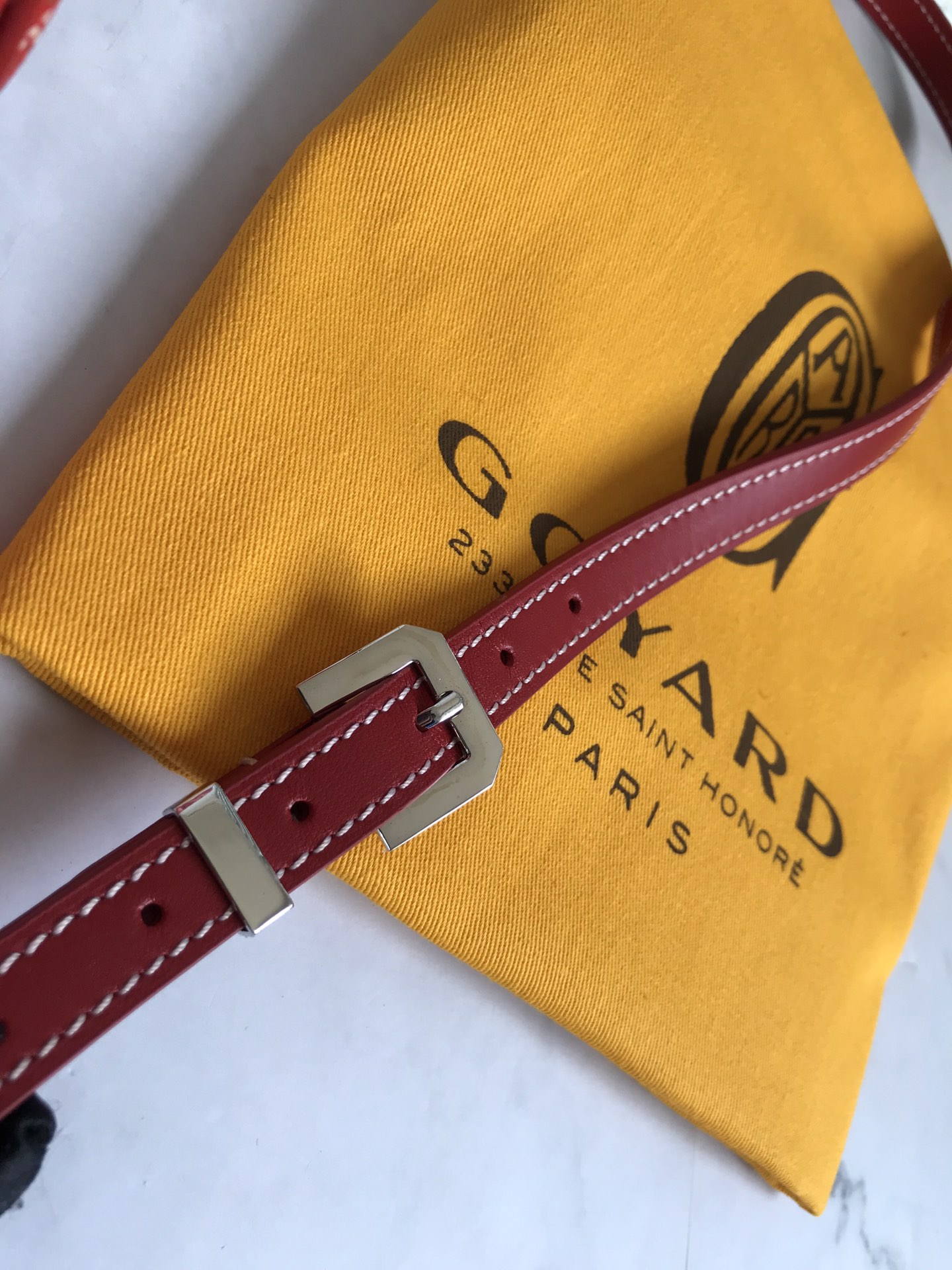 1比1複刻GOYARD高雅德包 Goyardine帆布 Cap-Vert相機包小號包 紅色