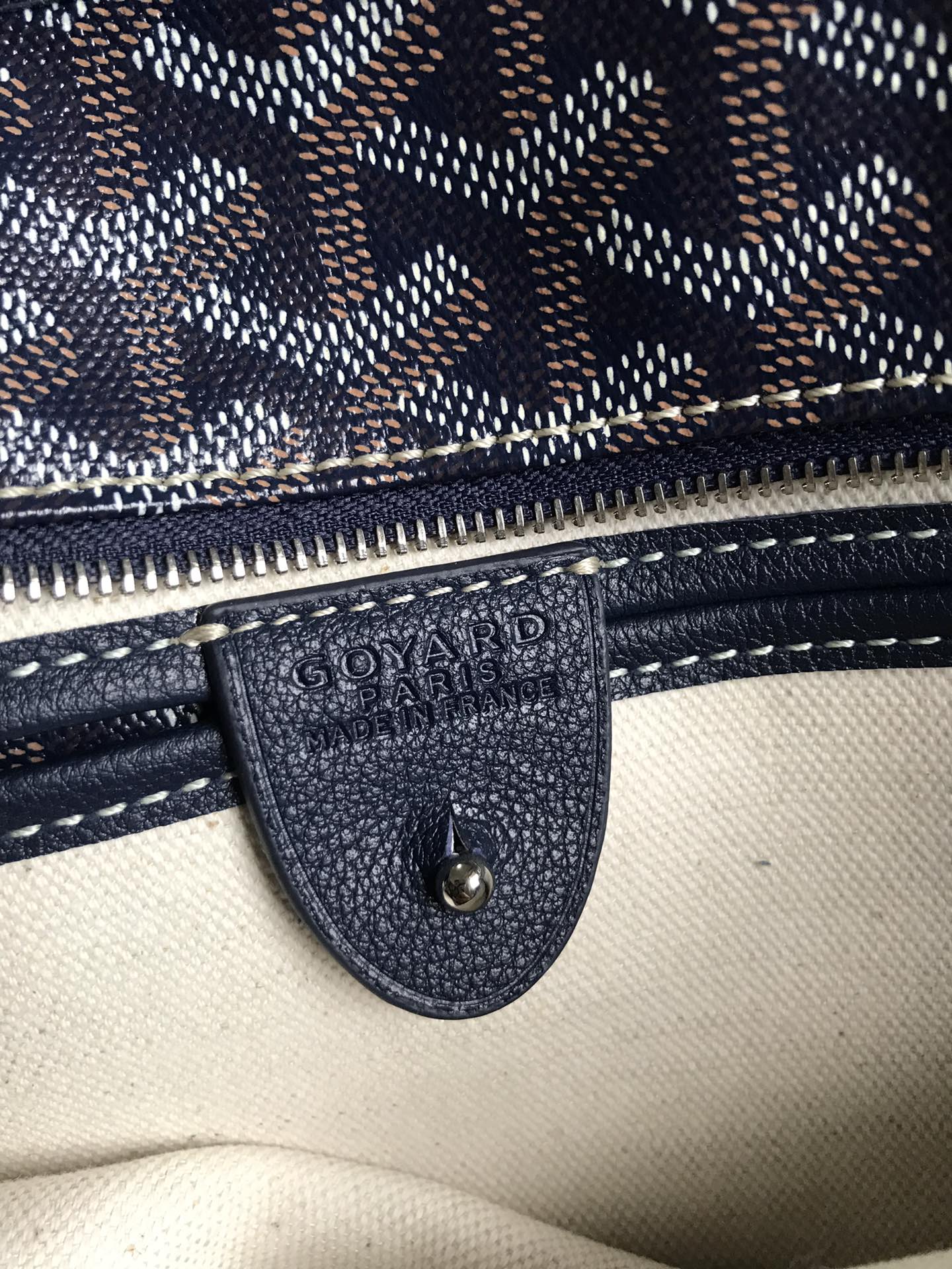 超A貨GOYARD高雅德包 ARTOIS小號包 小號拉鍊購物袋 深藍