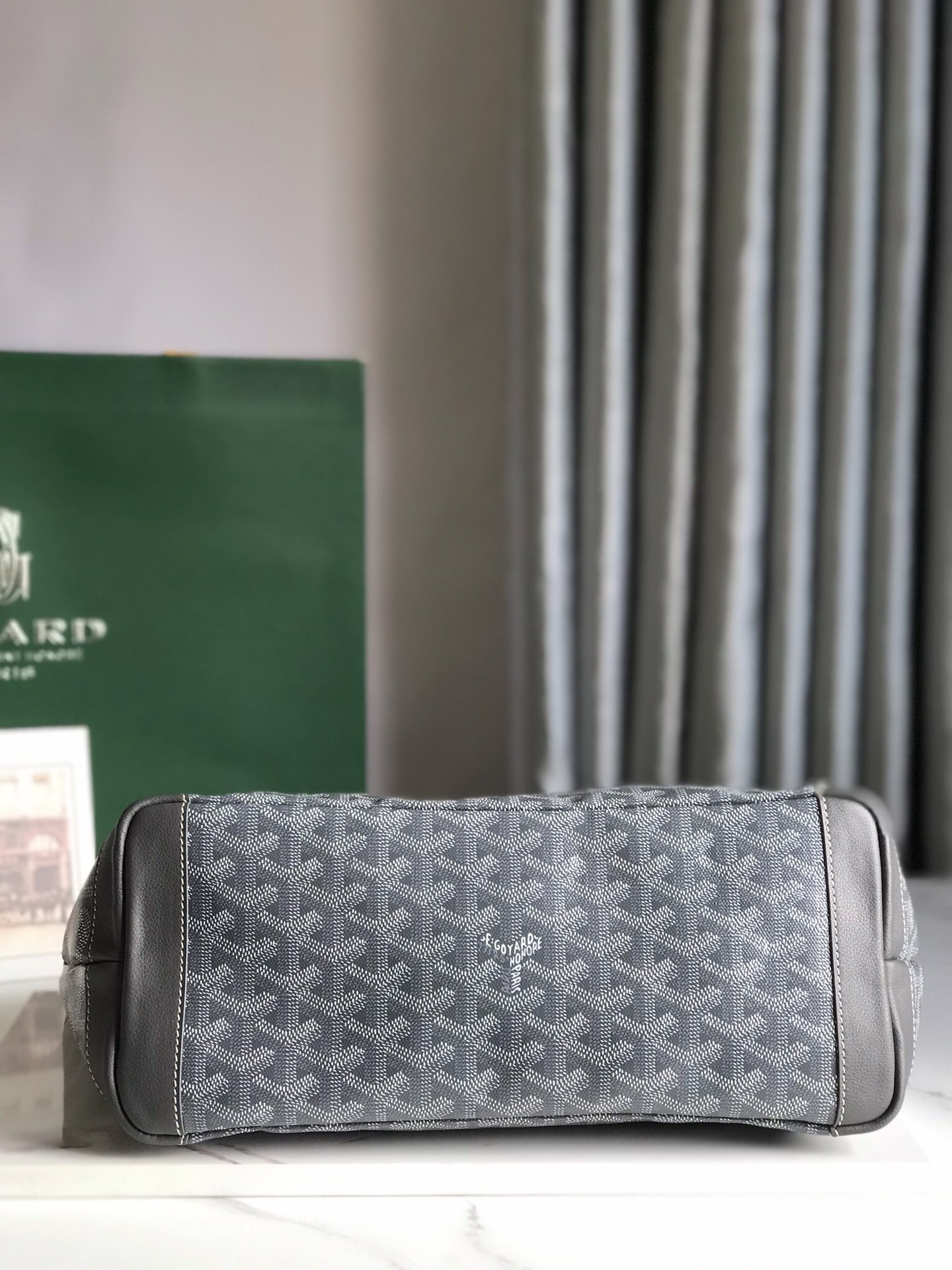 超A貨GOYARD高雅德包 ARTOIS小號包 小號拉鍊購物袋 灰色