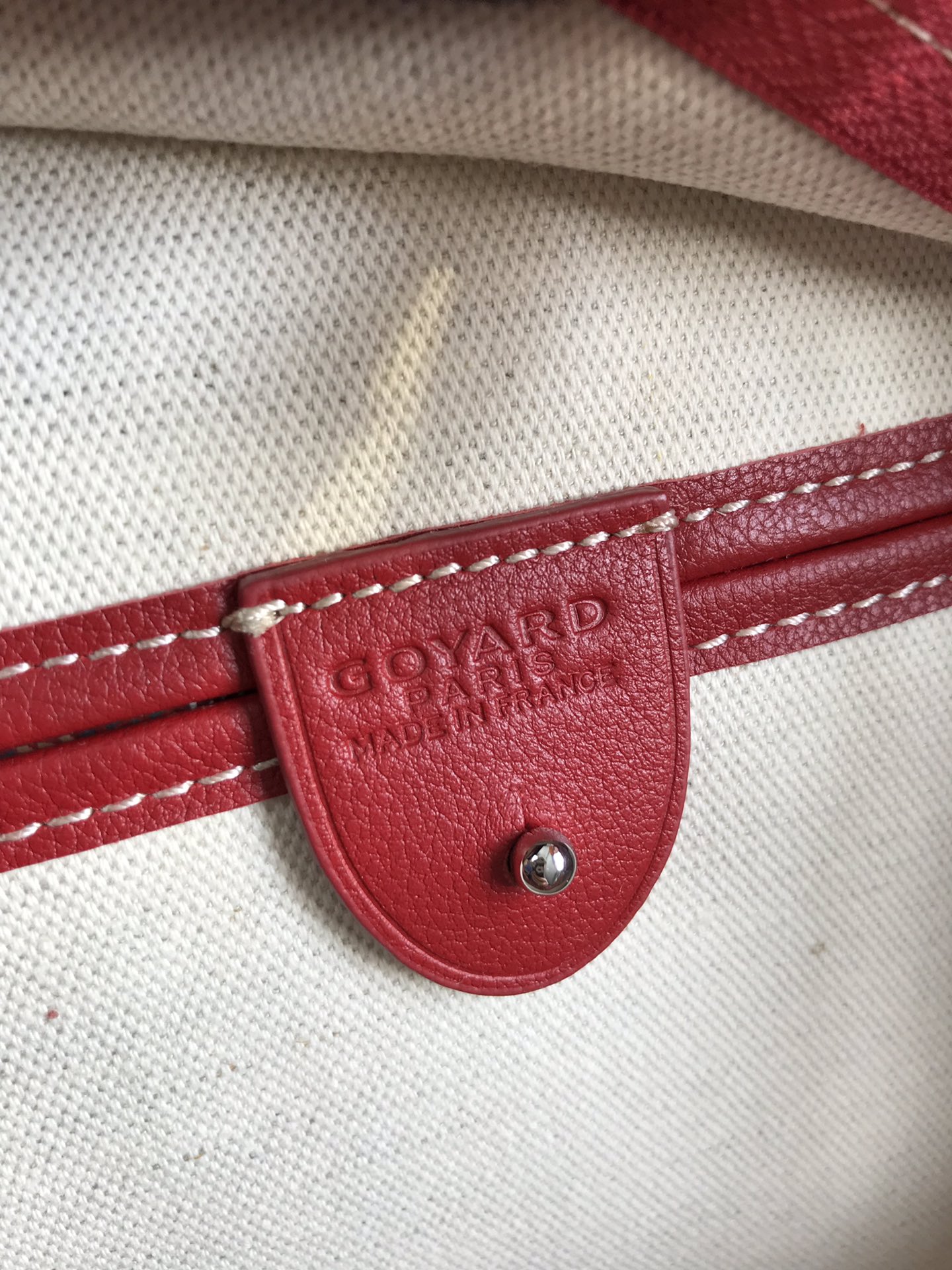 超A貨GOYARD高雅德包 ARTOIS大號包 大號拉鍊購物袋 紅