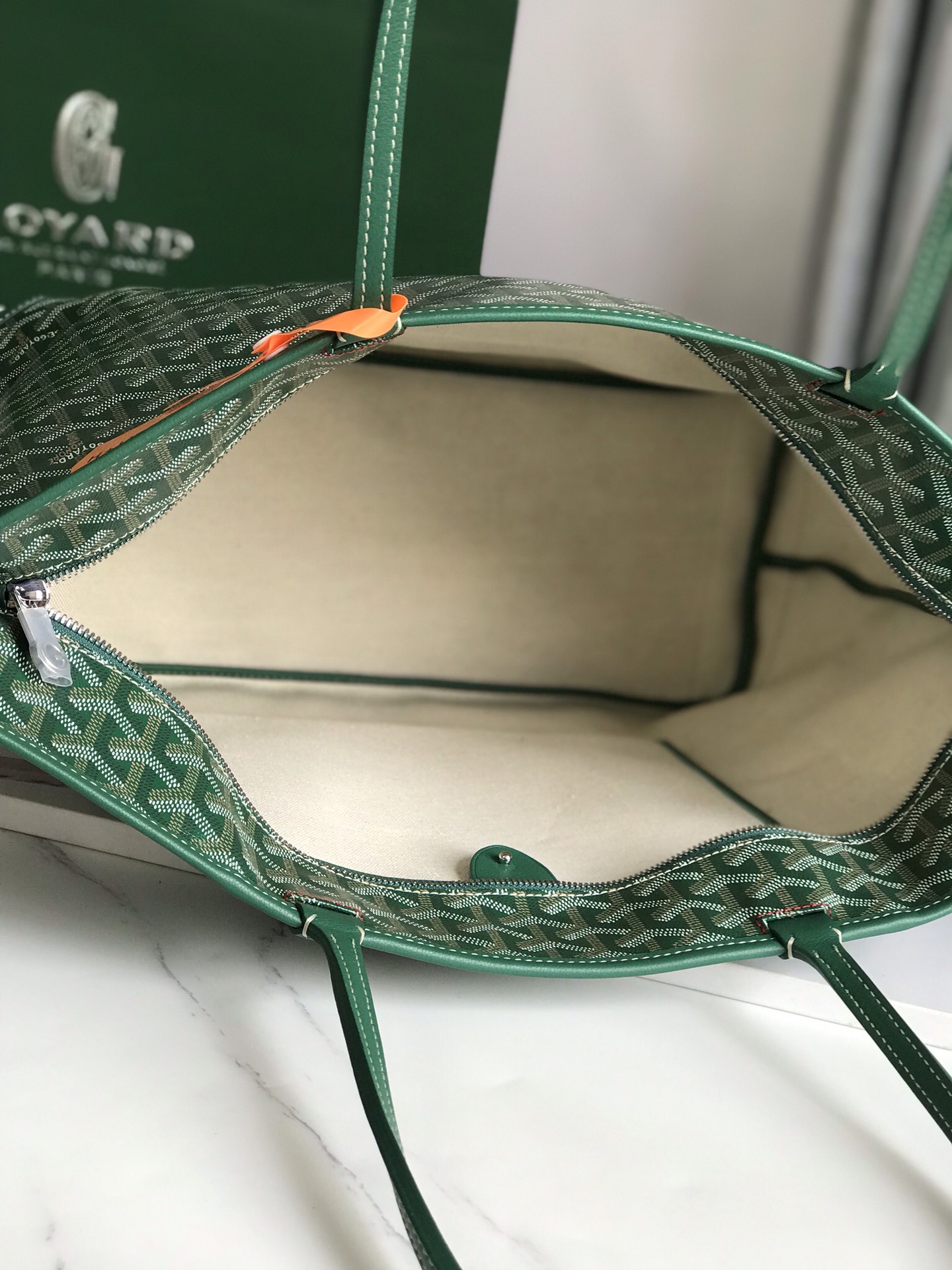 超A貨GOYARD高雅德包 ARTOIS大號包 大號拉鍊購物袋 緑