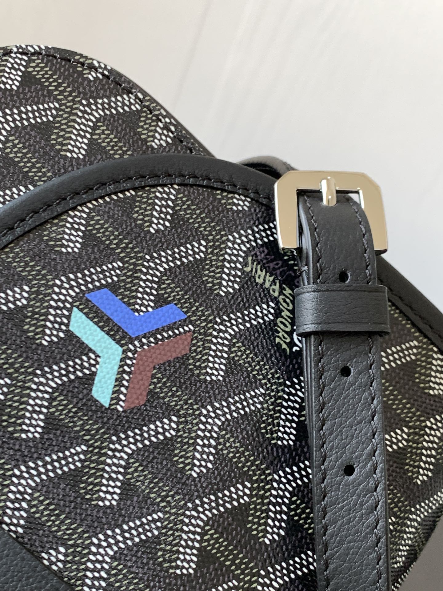 一比一複刻GOYARD高雅德包包 BELVEDERE 小號包單肩包 黑色限定