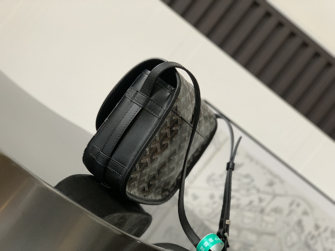 一比一複刻GOYARD高雅德包包 BELVEDERE 小號包單肩包 黑色