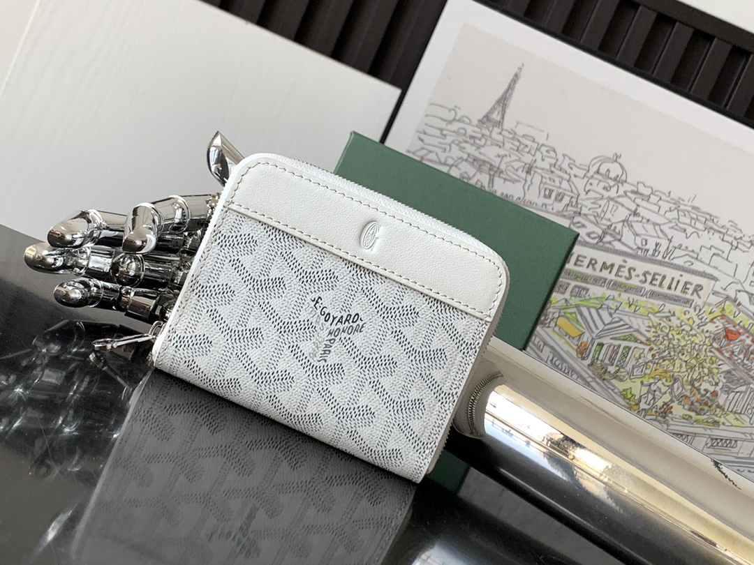 原單複刻GOYARD高雅德錢包 MATIGNON MINI 零錢包 白色