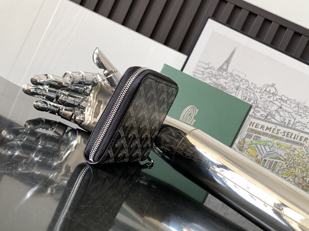 原單複刻GOYARD高雅德錢包 MATIGNON MINI 零錢包 黑色