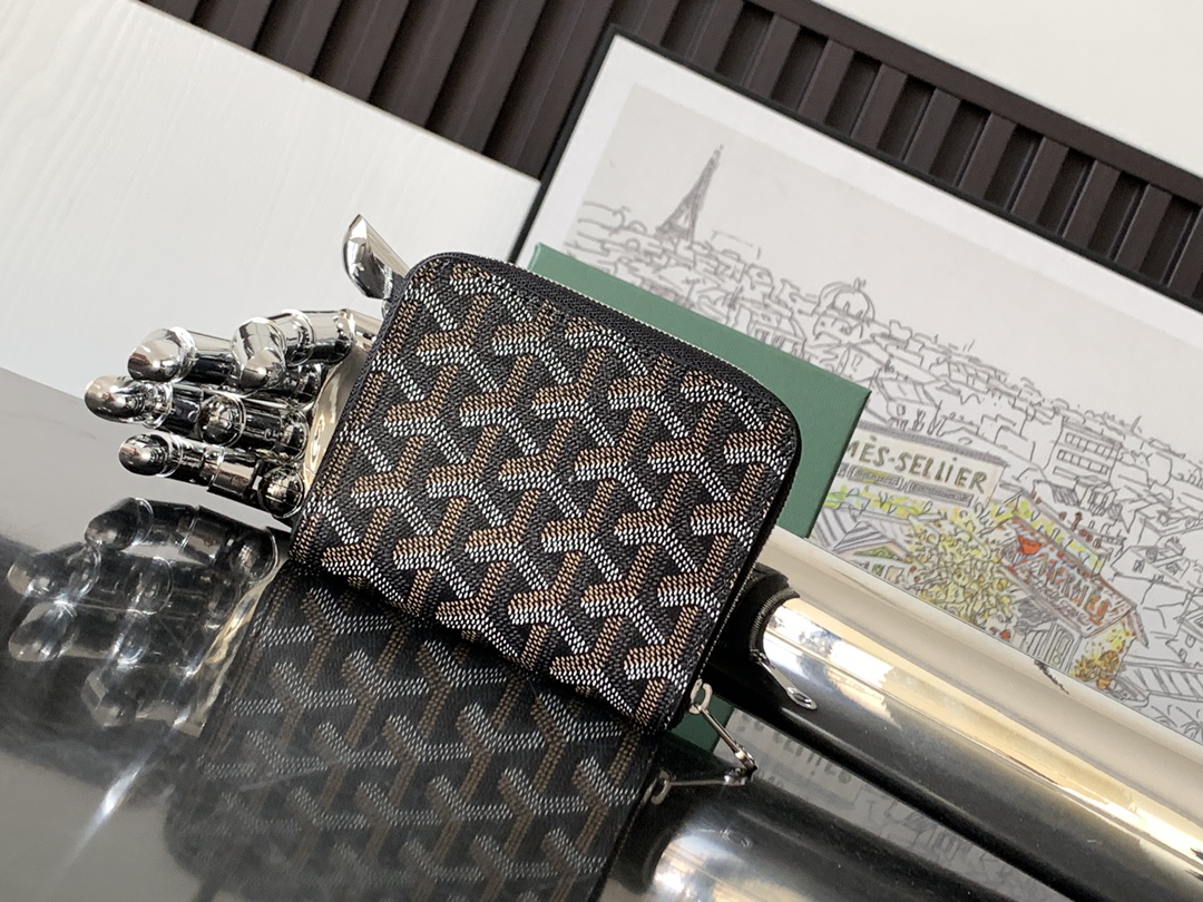原單複刻GOYARD高雅德錢包 MATIGNON MINI 零錢包 黑色