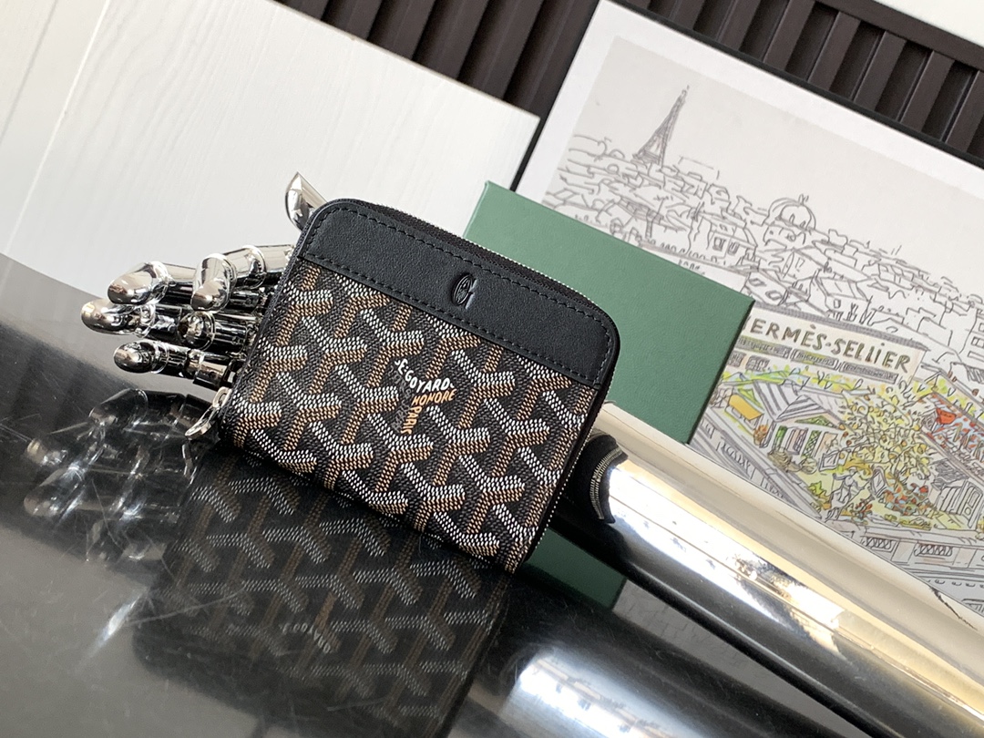 原單複刻GOYARD高雅德錢包 MATIGNON MINI 零錢包 黑色