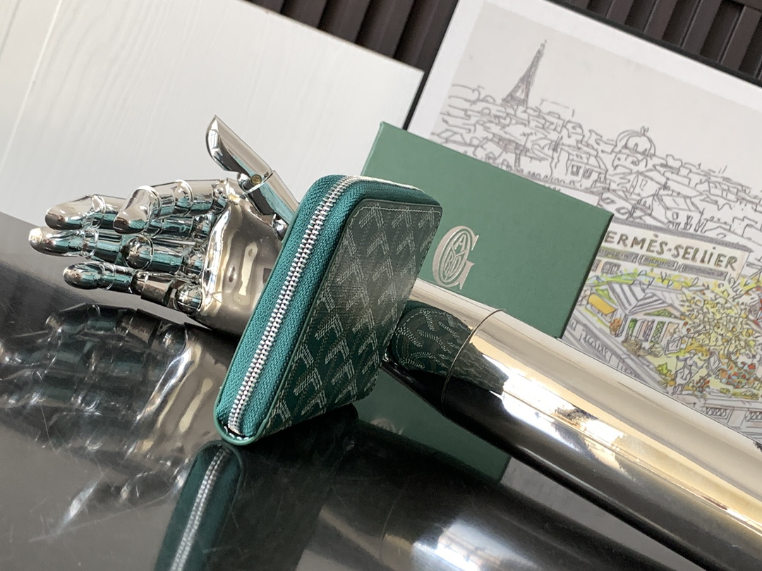原單複刻GOYARD高雅德錢包 MATIGNON MINI 零錢包 緑色
