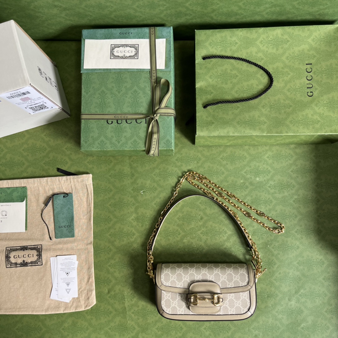 735178Gucci Horsebit 高仿包包 斜跨包單肩包