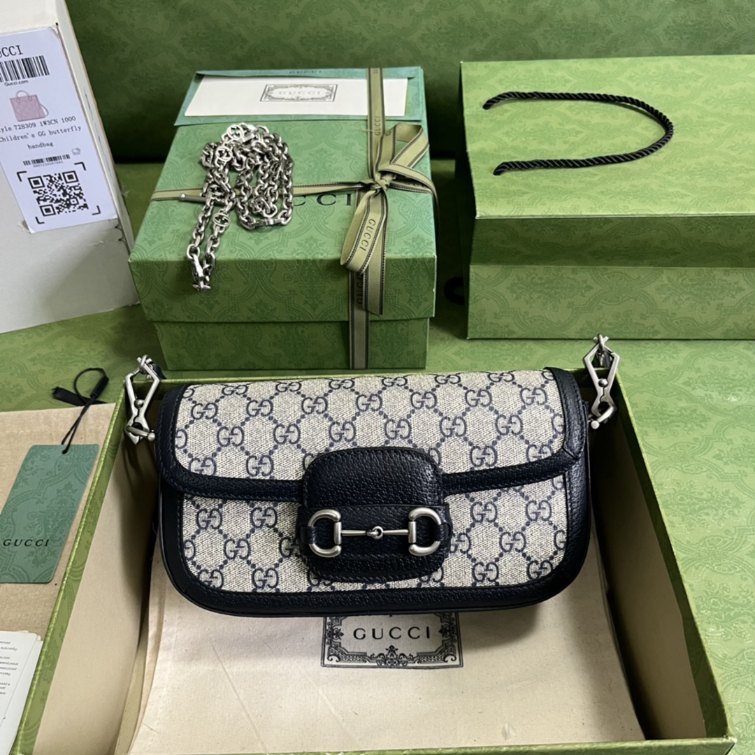 735178 24*13*5cm Gucci高仿精品包包 2024新品斜跨包單肩包
