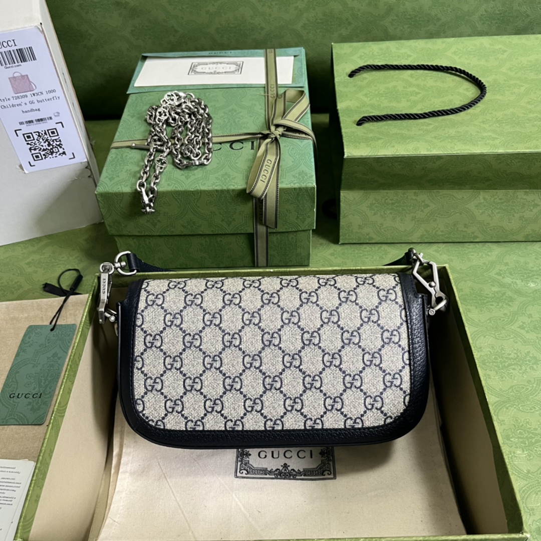 735178 24*13*5cm Gucci高仿精品包包 2024新品斜跨包單肩包