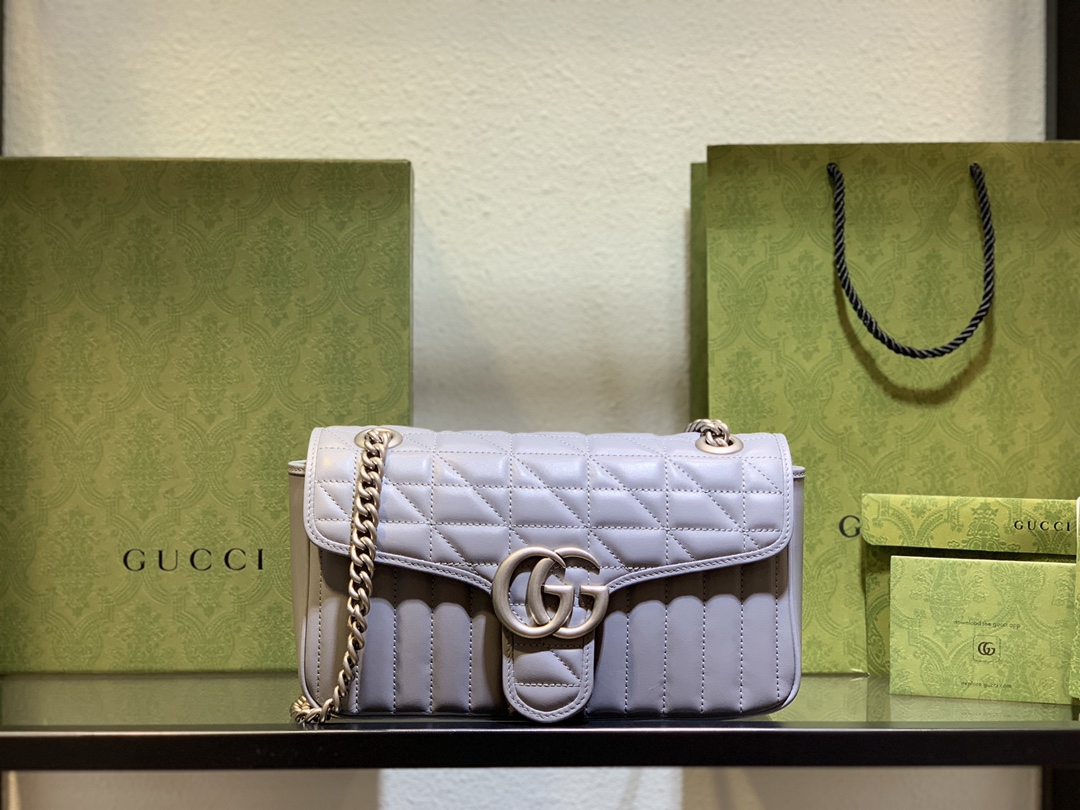 443497Gucci一比一復刻精美紫色斜挎包肩背包 批發零售店
