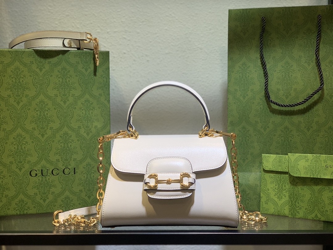 mini系列Gucci高仿包包手提包 白色 2024新品 批發零售店
