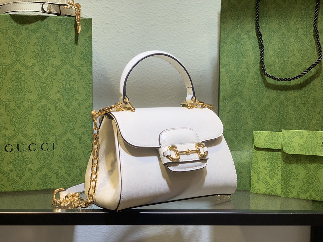 mini系列Gucci高仿包包手提包 白色 2024新品 批發零售店