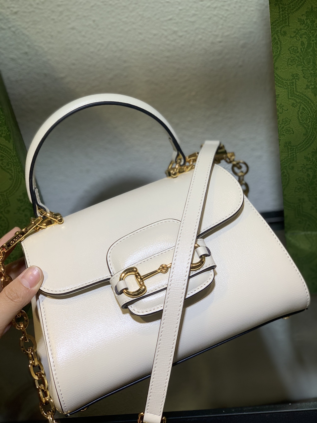 mini系列Gucci高仿包包手提包 白色 2024新品 批發零售店