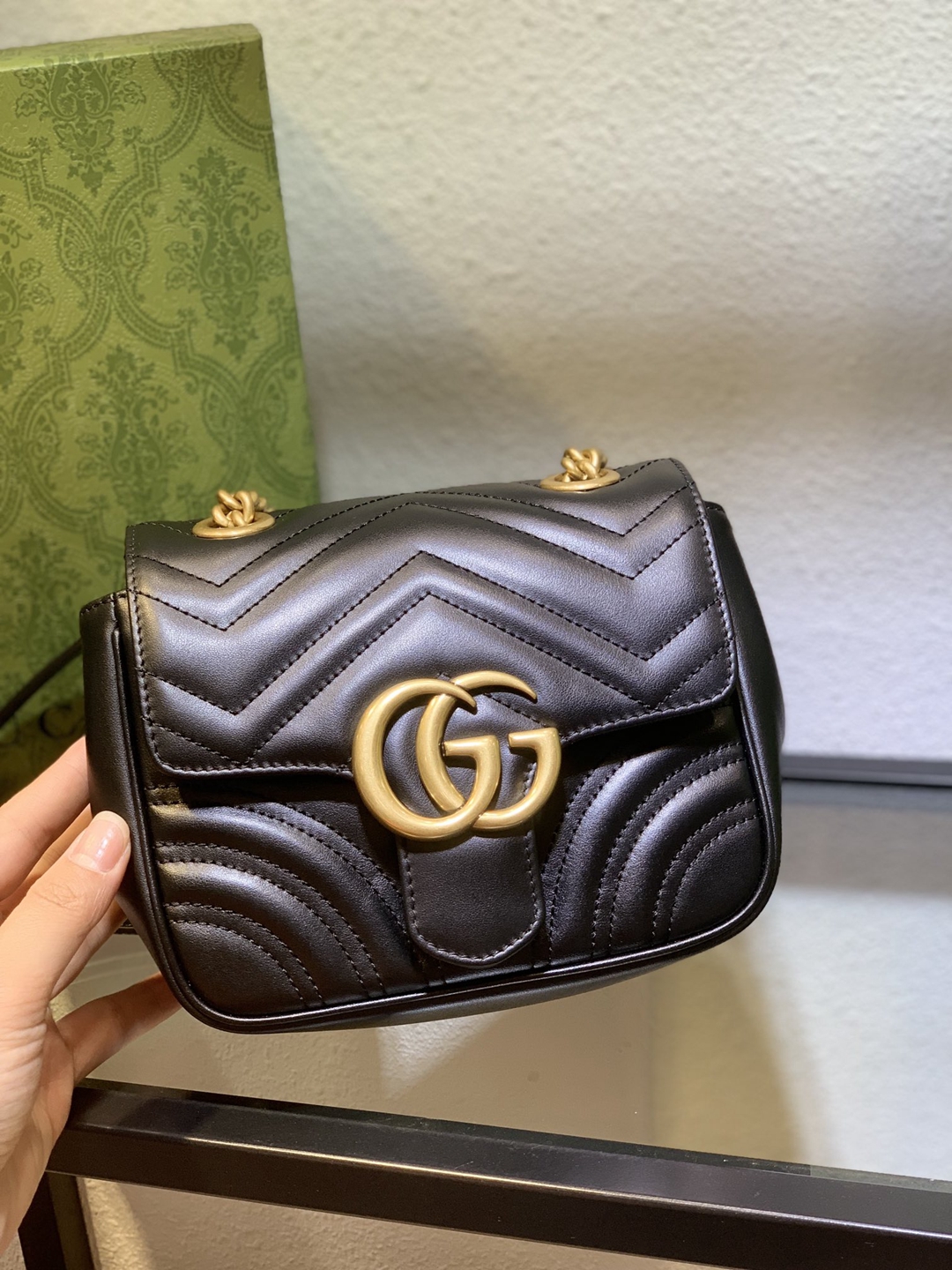 739682 Marmont新款 2024 Gucci高仿包包 單肩包 Marmont包包