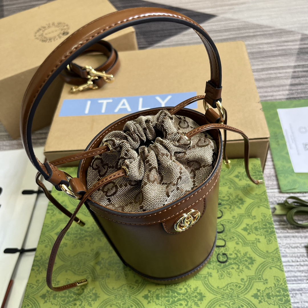 OPHIDIA Gucci mini水桶包 高仿包包 斜跨包 女