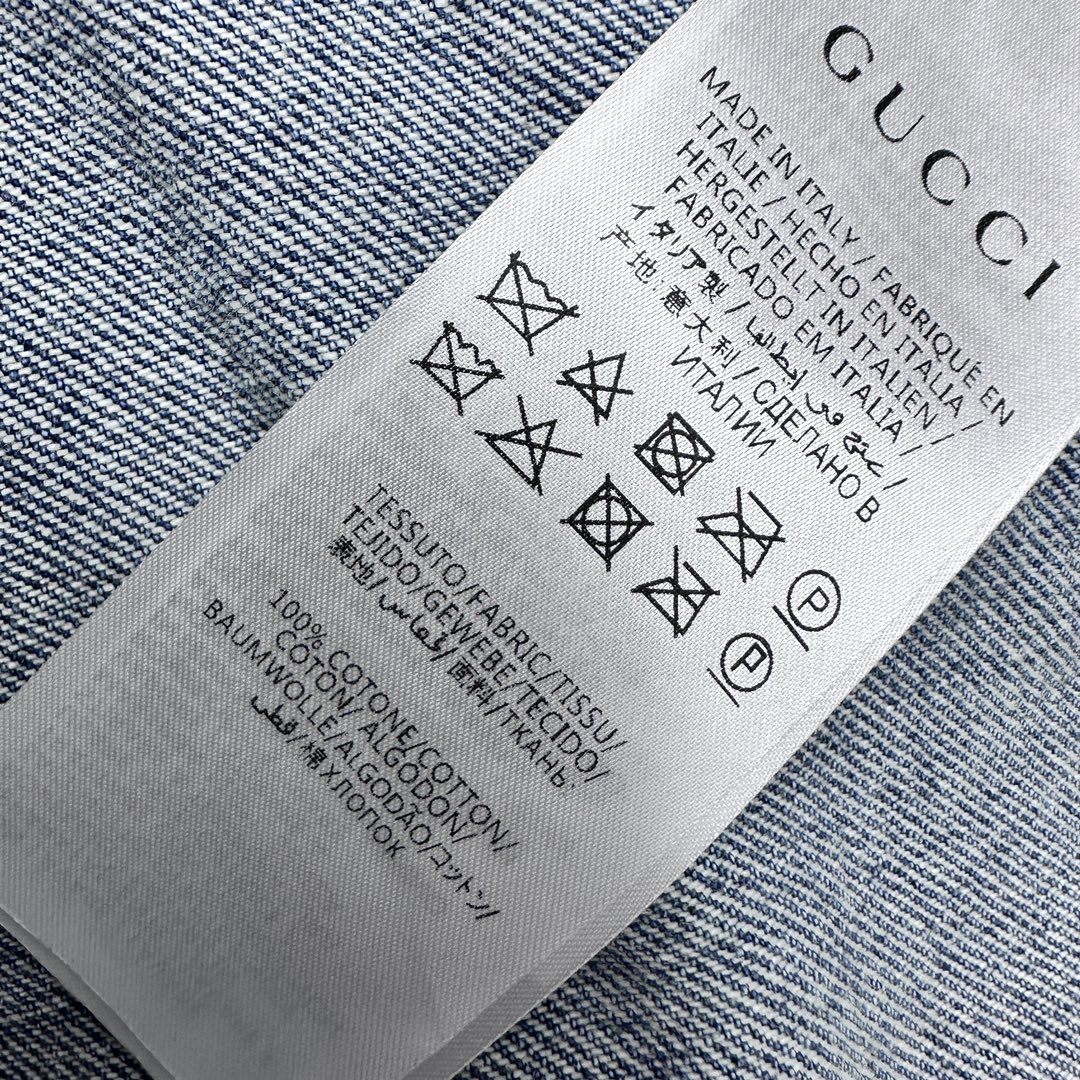 Gucci古馳2024新品一比一復刻精品牛仔外套女款