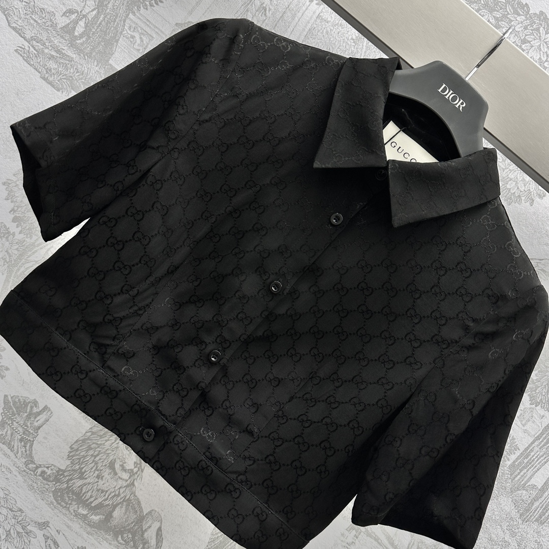 精品A貨衣服Gucci黑色裙子套裝上衣女