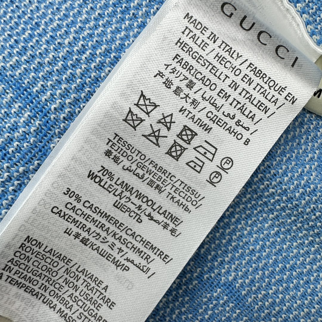Gucci古馳牛貨針織短袖連衣裙原單