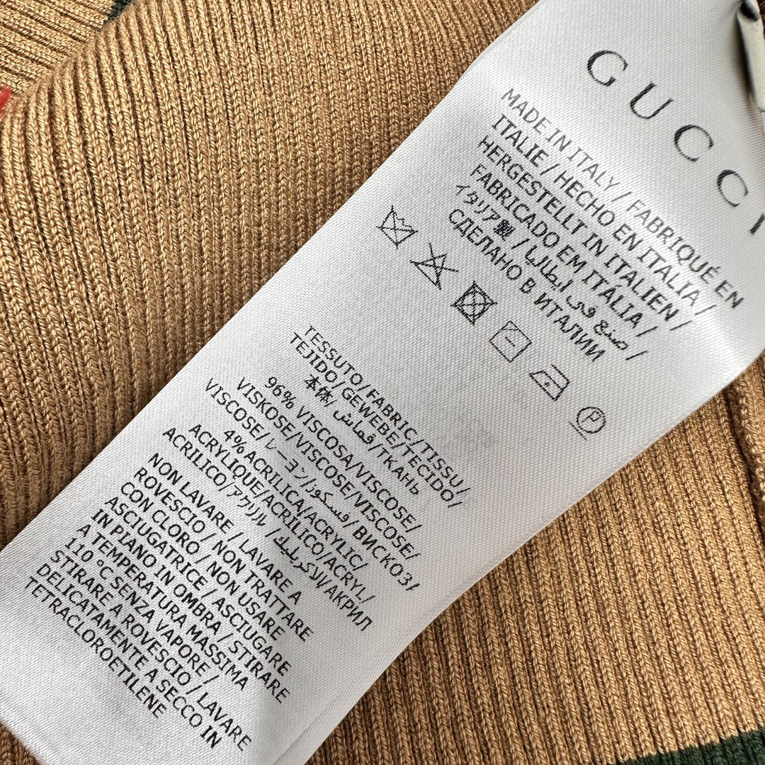 頂級原單Gucci衣服刺繡針織女士背心