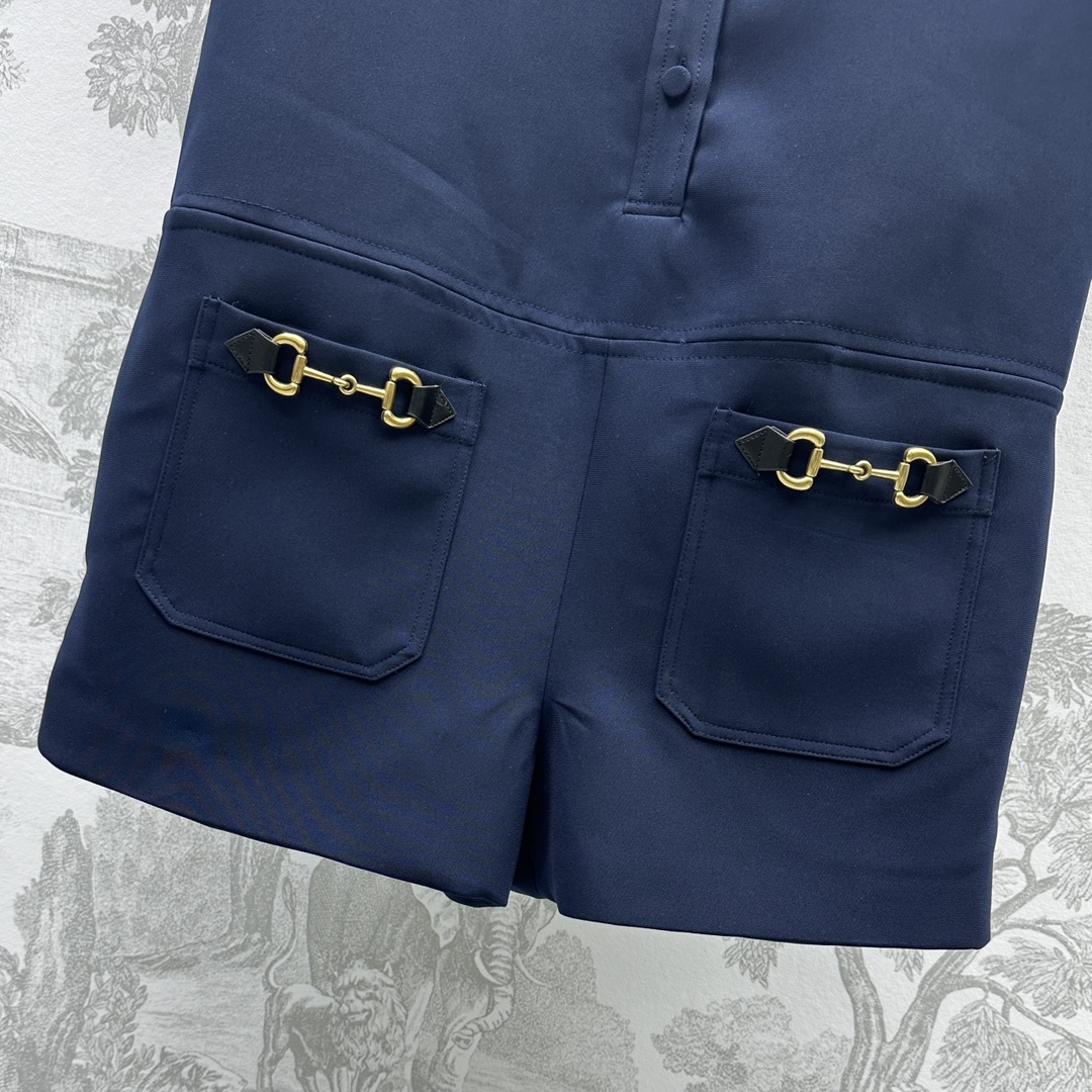頂級原單A貨衣服Gucci純色連衣裙短褲