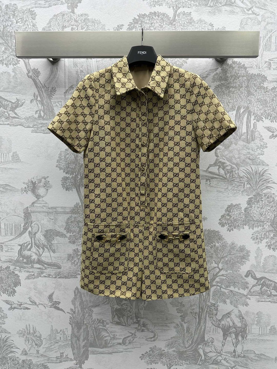 Gucci新品高仿衣服純色連衣裙 短裙