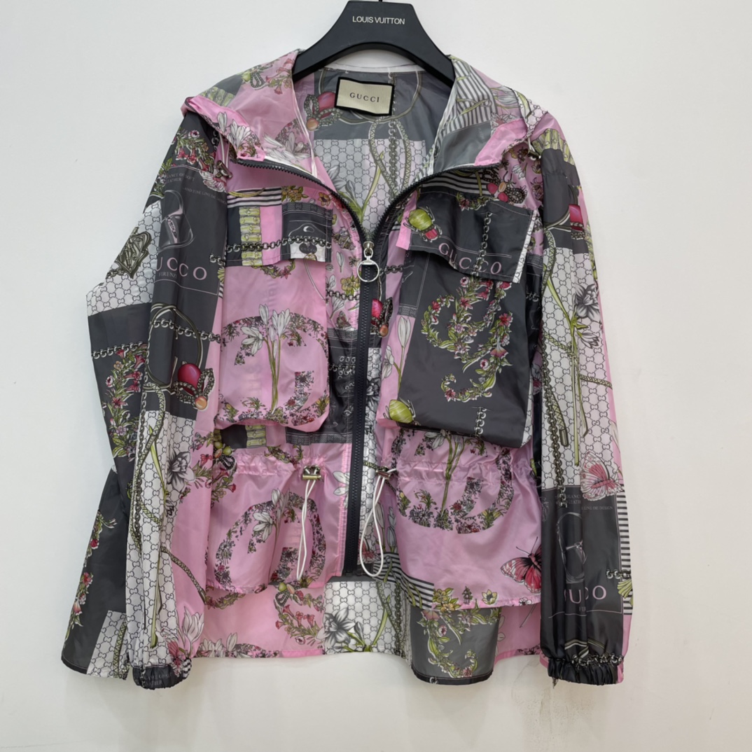 GucciA貨專櫃同步女款防曬衣 防曬服