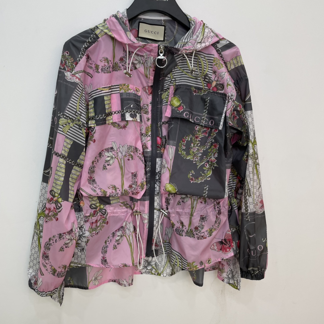 GucciA貨專櫃同步女款防曬衣 防曬服