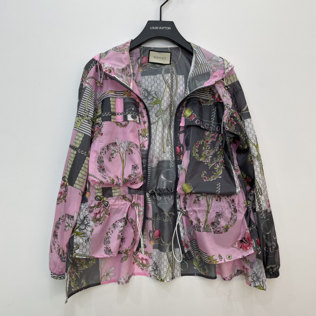 GucciA貨專櫃同步女款防曬衣 防曬服