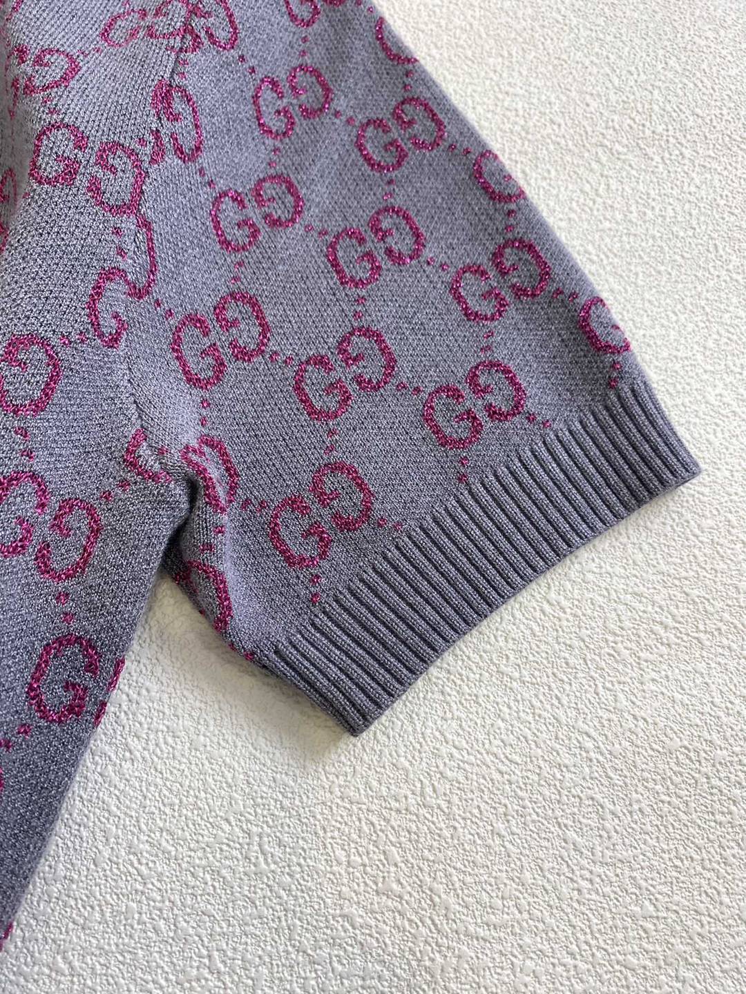 Gucci頂級A貨衣服針織短袖圓領T恤
