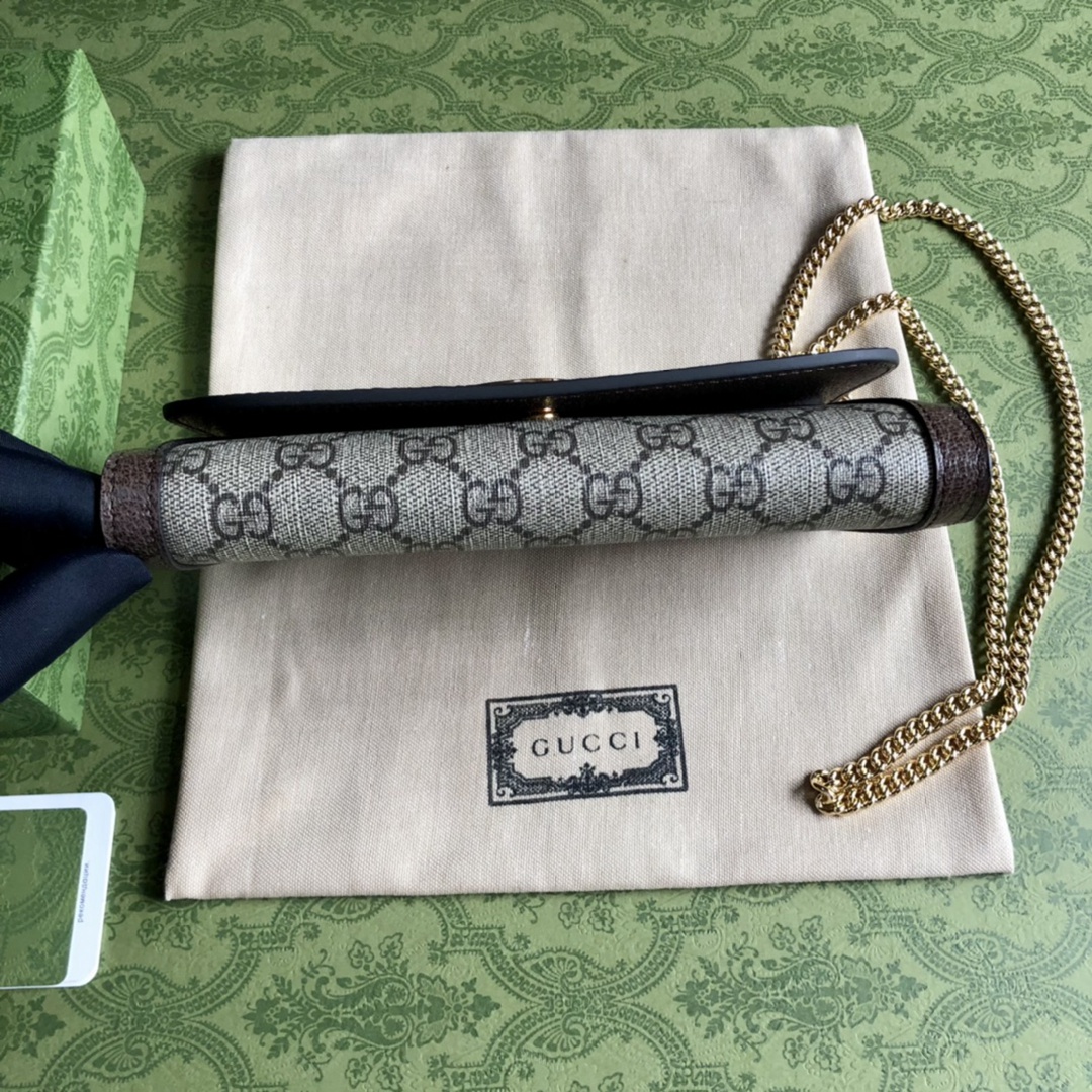 Gucci Blondie頂級原單錢包長款拉鏈銀包