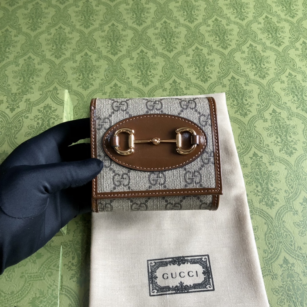 Supreme頂級帆布製作2024A貨古馳Gucci錢包零錢包 621891