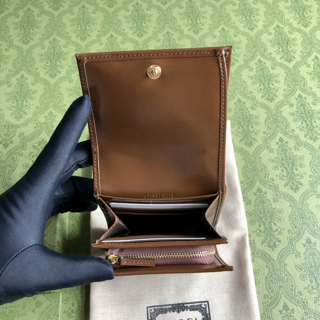 Supreme頂級帆布製作2024A貨古馳Gucci錢包零錢包 621891
