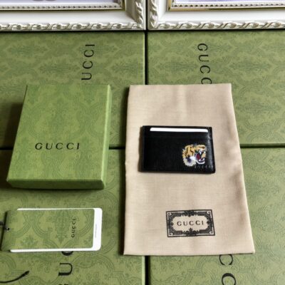 頂級原單Gucci高品質貨451277錢包小卡片包 黑色