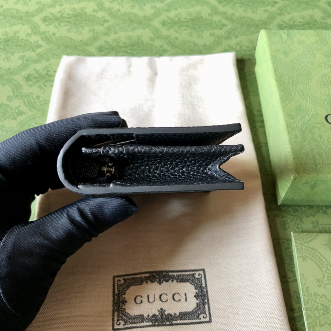 Gucci L'Aveugle Par Amour Animalier一比一古馳銀包折疊錢包