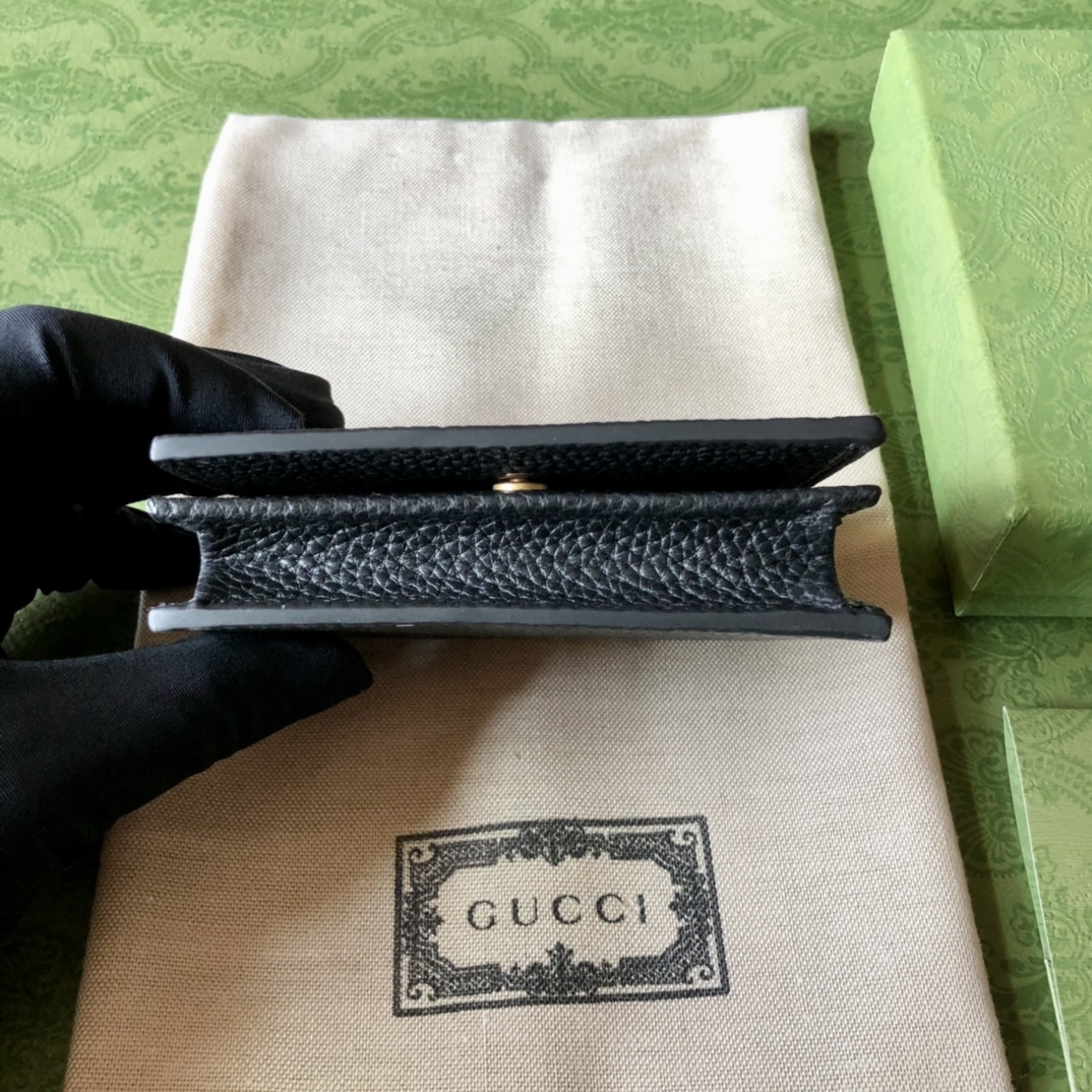 Gucci L'Aveugle Par Amour Animalier一比一古馳銀包折疊錢包