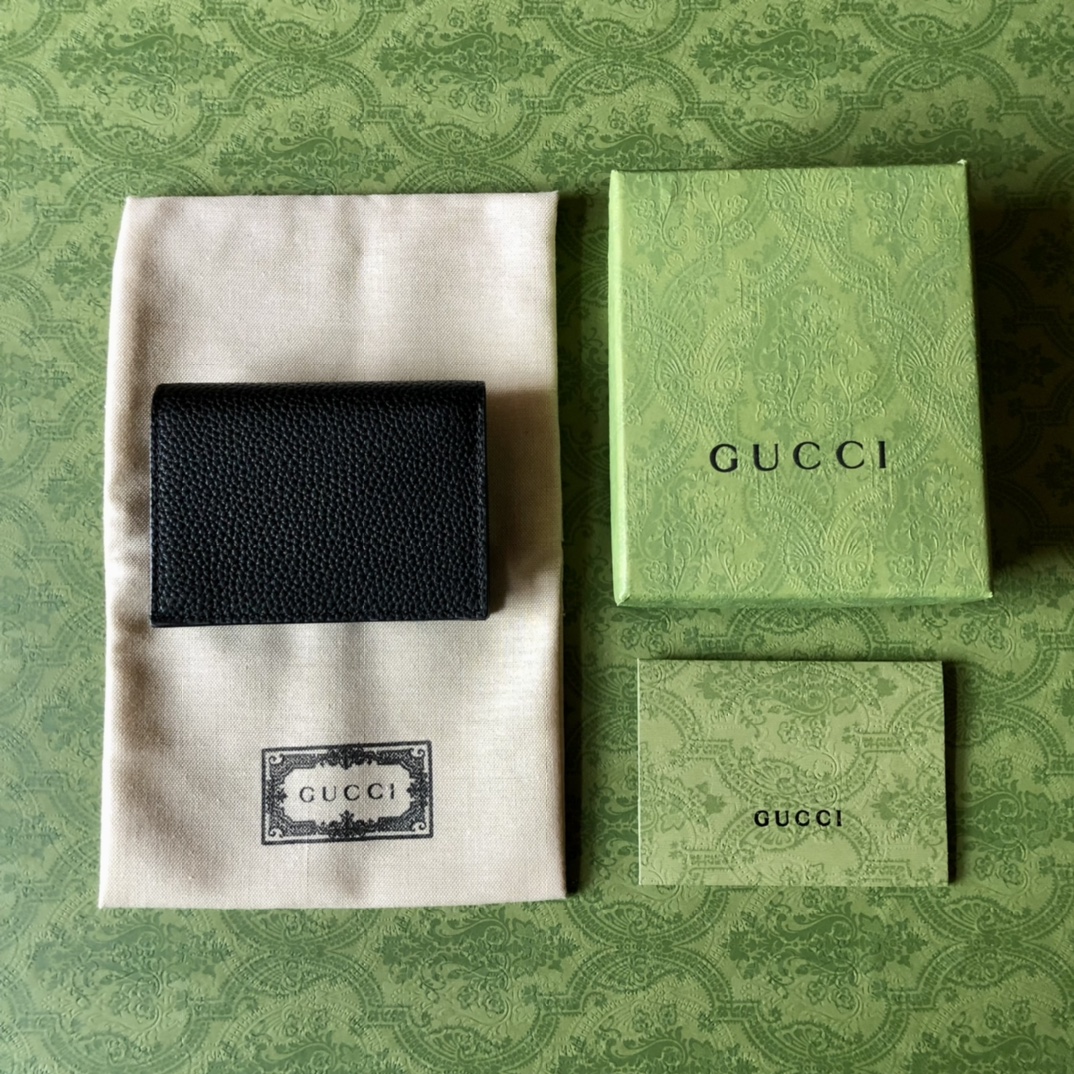 Gucci L'Aveugle Par Amour Animalier一比一古馳銀包折疊錢包