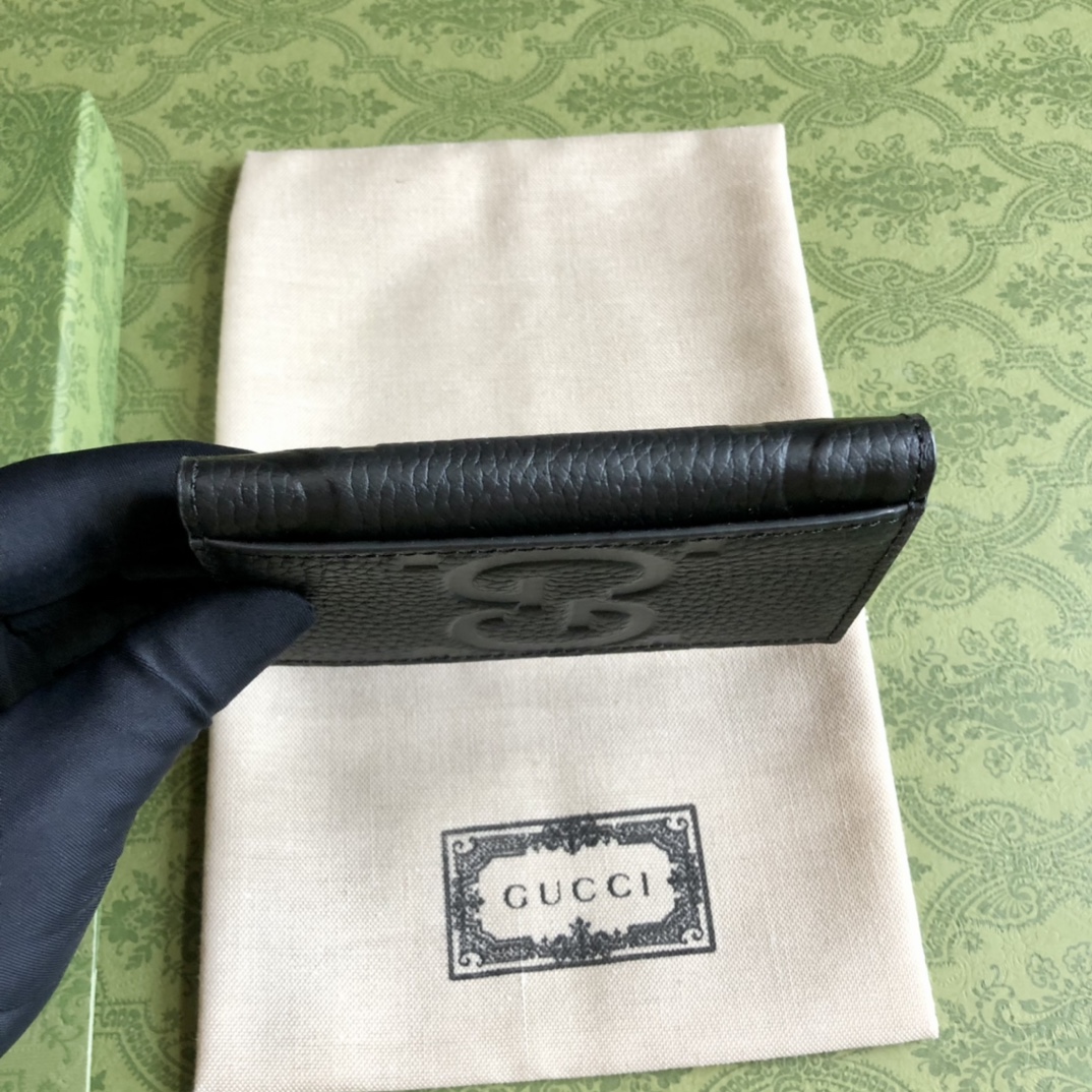 雙G系列 Gucci頂級復刻黑色長款錢包銀包 男女可用