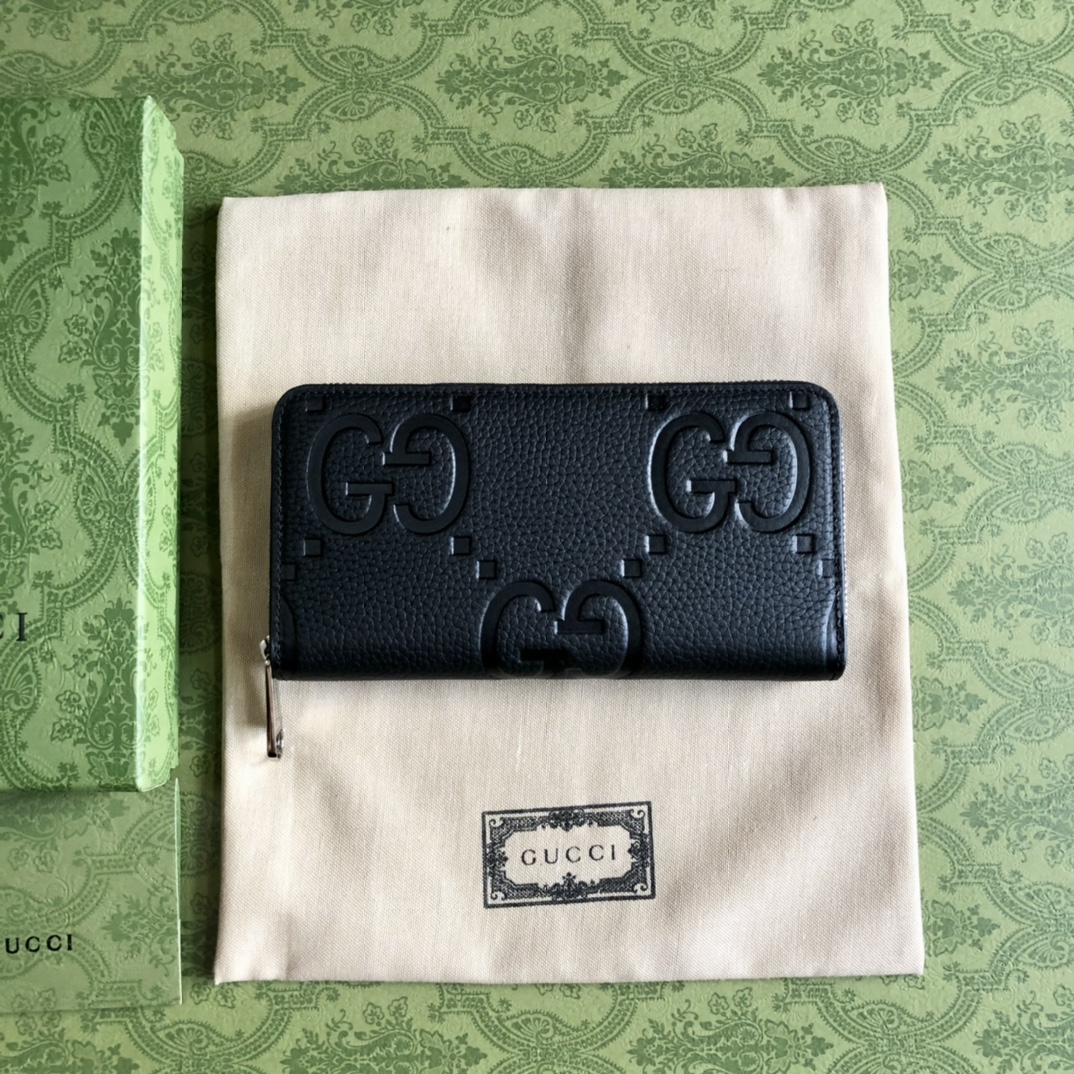 精緻羊皮原廠出品GucciA貨長款錢包折疊錢包