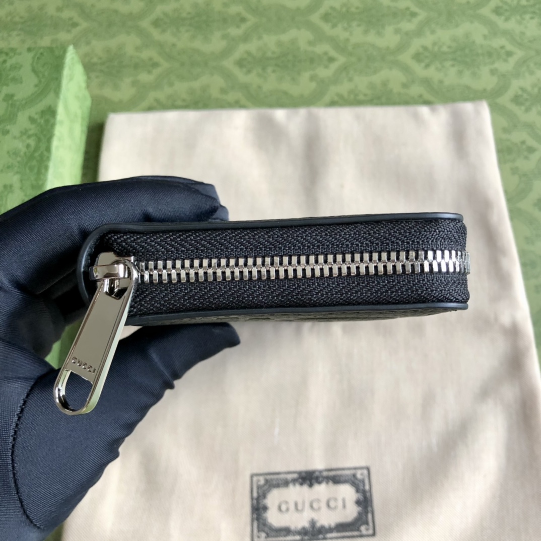 精緻羊皮原廠出品GucciA貨長款錢包折疊錢包