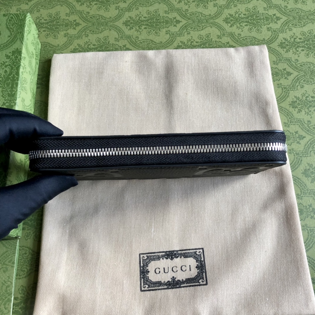 精緻羊皮原廠出品GucciA貨長款錢包折疊錢包