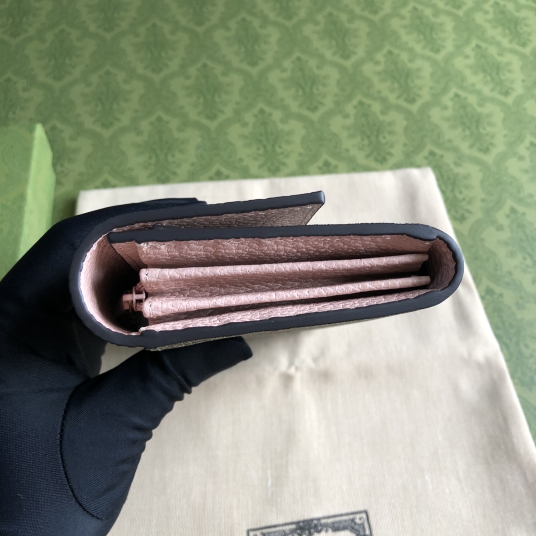 可愛的粉色 新款Ophidia系列 GucciA貨長款錢包