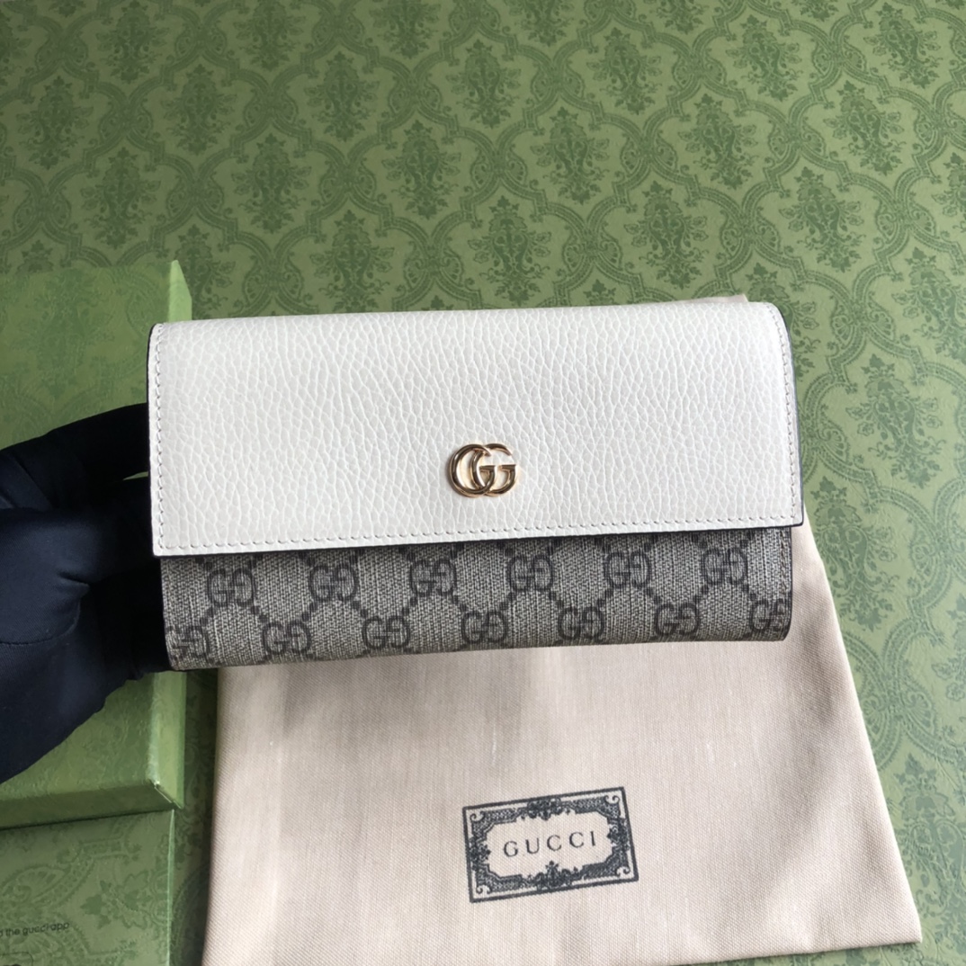 頂級高仿Gucci新款Ophidia系列長款銀包 錢包 女款