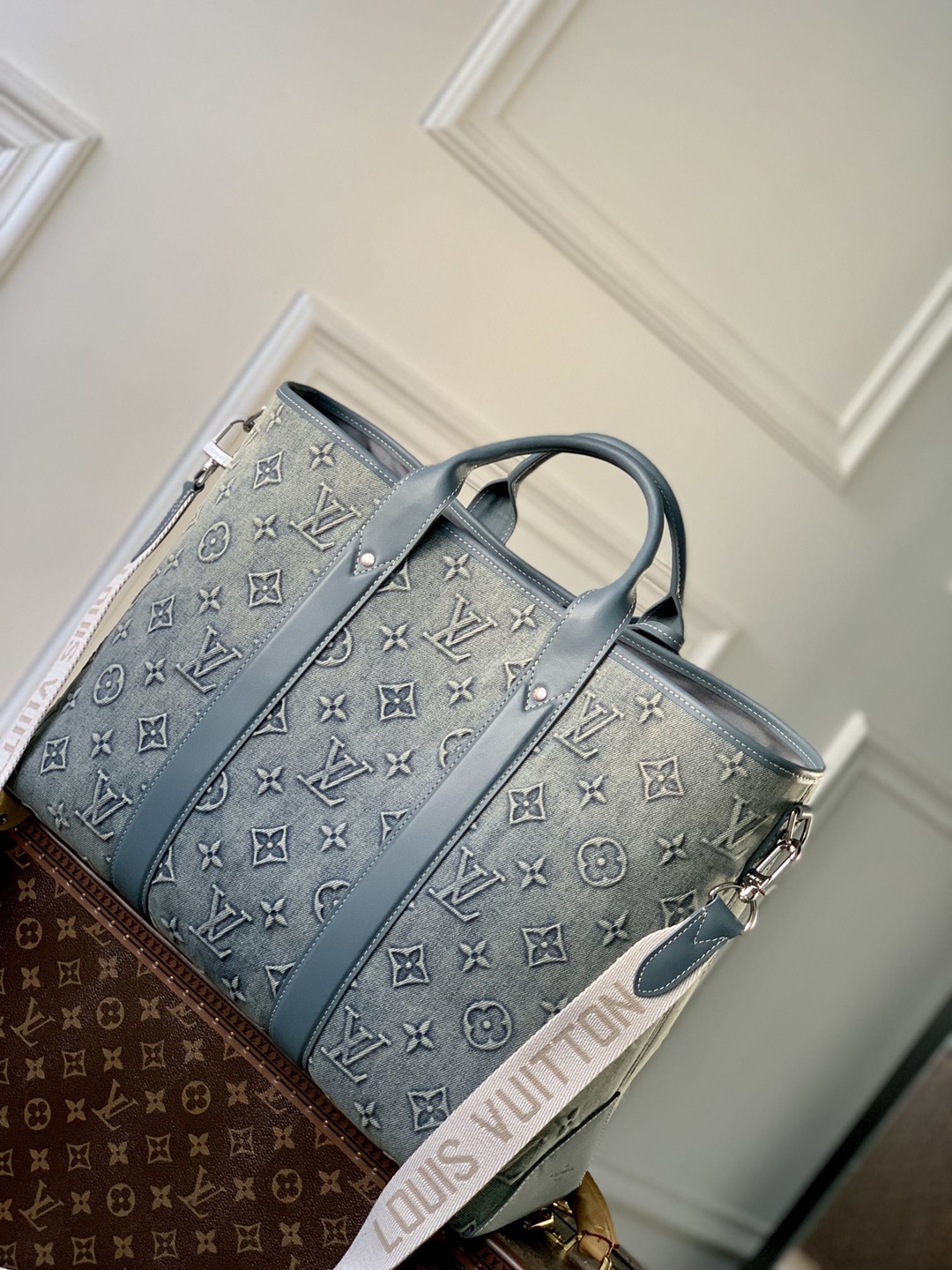 M22537Week-End Tote lv原單高仿 手提包 單肩包 2024新品