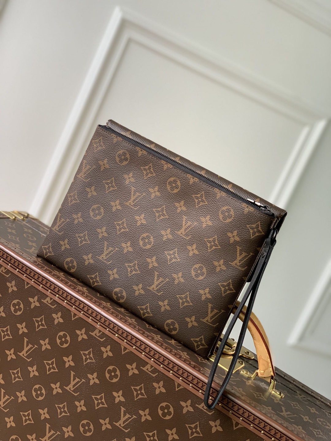 太漂亮了 2024新品 LV 高仿包包 Pochette S-Lock 手提包 手拿包