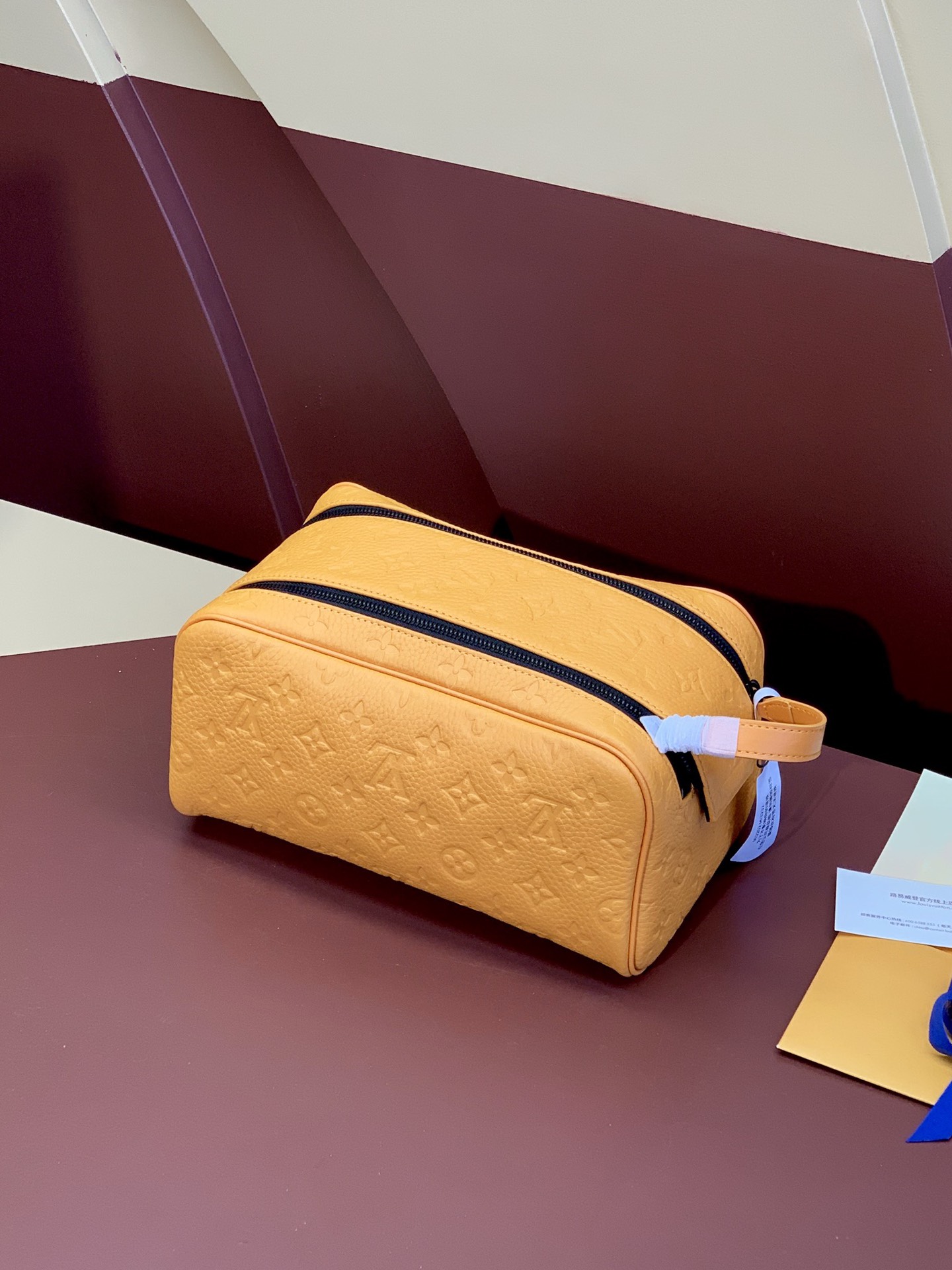 M82576 Louis Vuitton 壓花黃色 牛皮材質 高仿精品包包